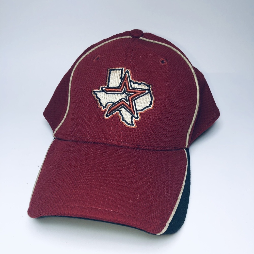 Vintage Houston Astros‎ Embroidered Strapback Cap Hat 38%wool Small/Medium